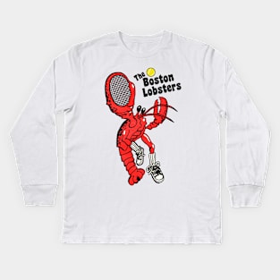 The Boston Lobsters Defunct Tennis Team Kids Long Sleeve T-Shirt